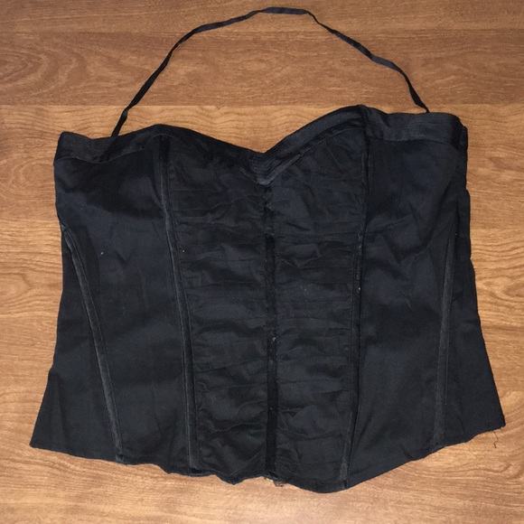 Bebe Black halter fashion corset - Picture 1 of 3
